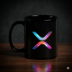 XRP Velocity Black Glossy Mug