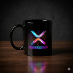 XRP World Standard - Black Glossy Mug