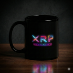 XRP THE STANDARD - Black Glossy Mug