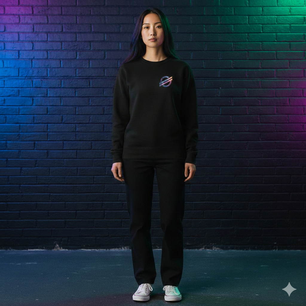 Stellar Logo Chest - Organic French Terry Crew