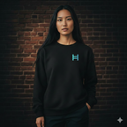 HBAR Logo Chest - Organic French Terry Crew