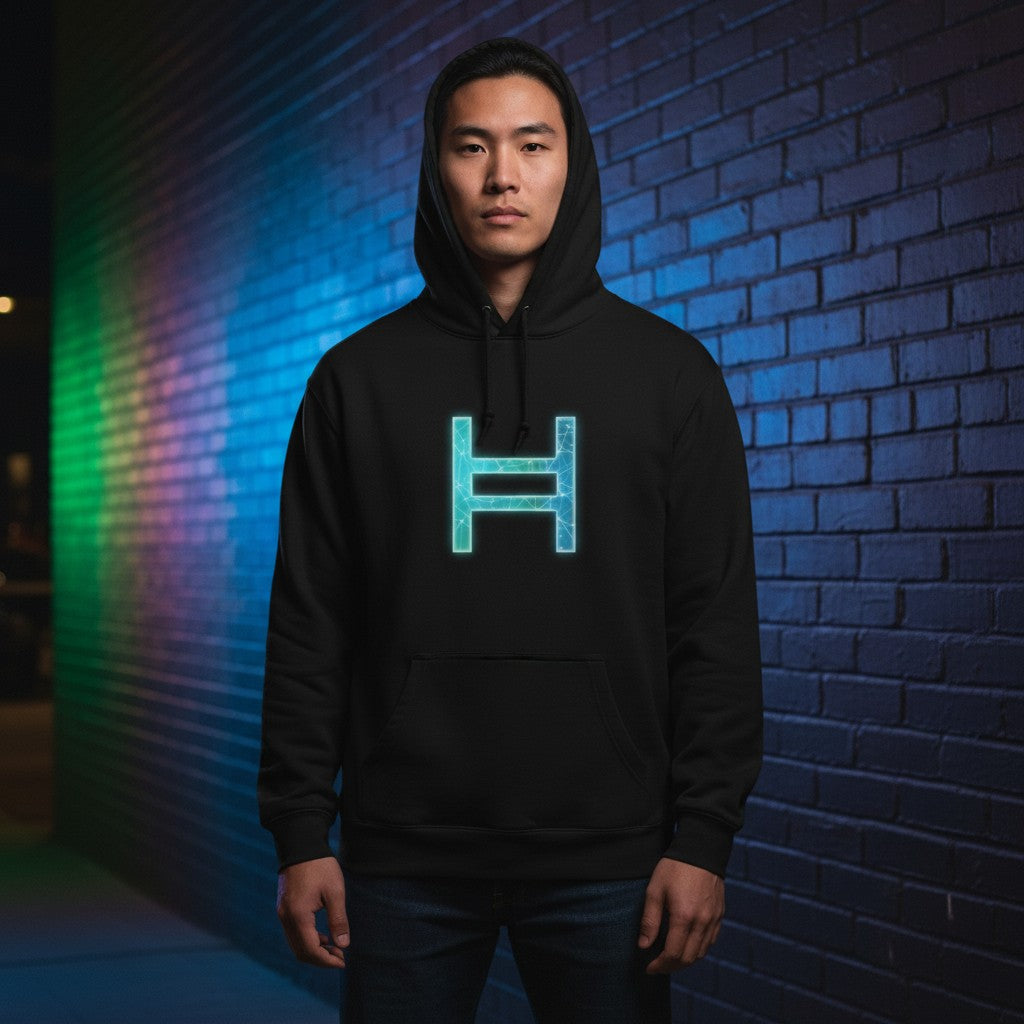 HBAR Logo - Organic Heavyweight Brushed Hoodie
