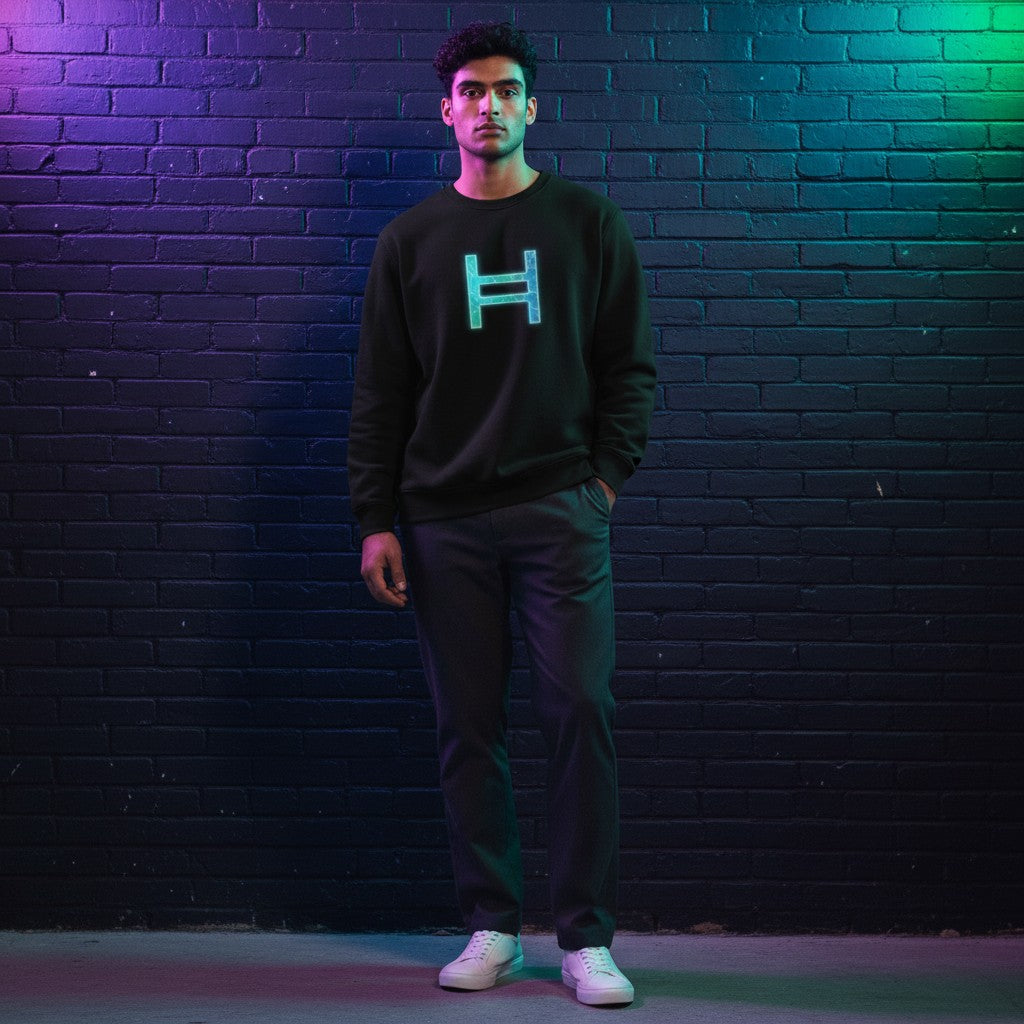 HBAR Logo - Organic French Terry Crew