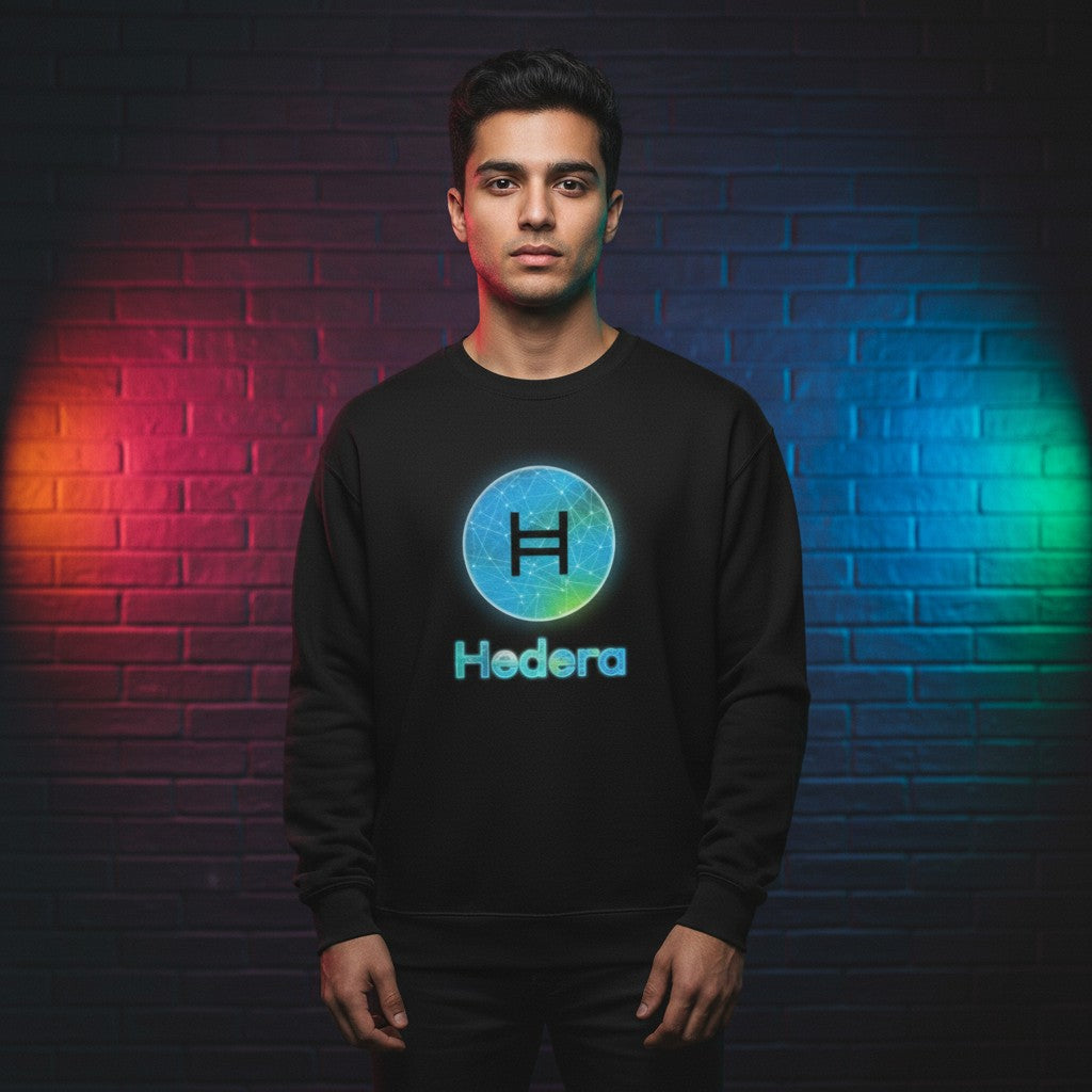 Hedera Globe Logo - Organic French Terry Crew