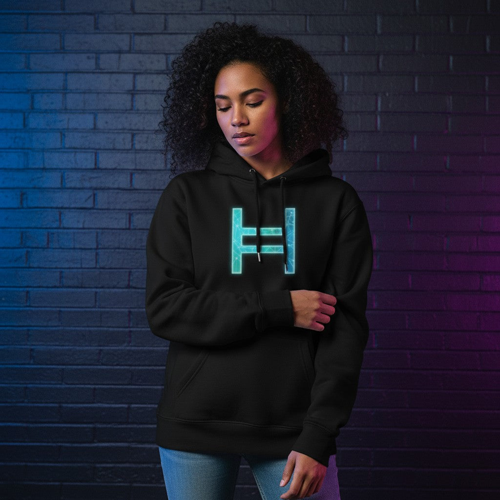 HBAR Logo - Organic Heavyweight Brushed Hoodie