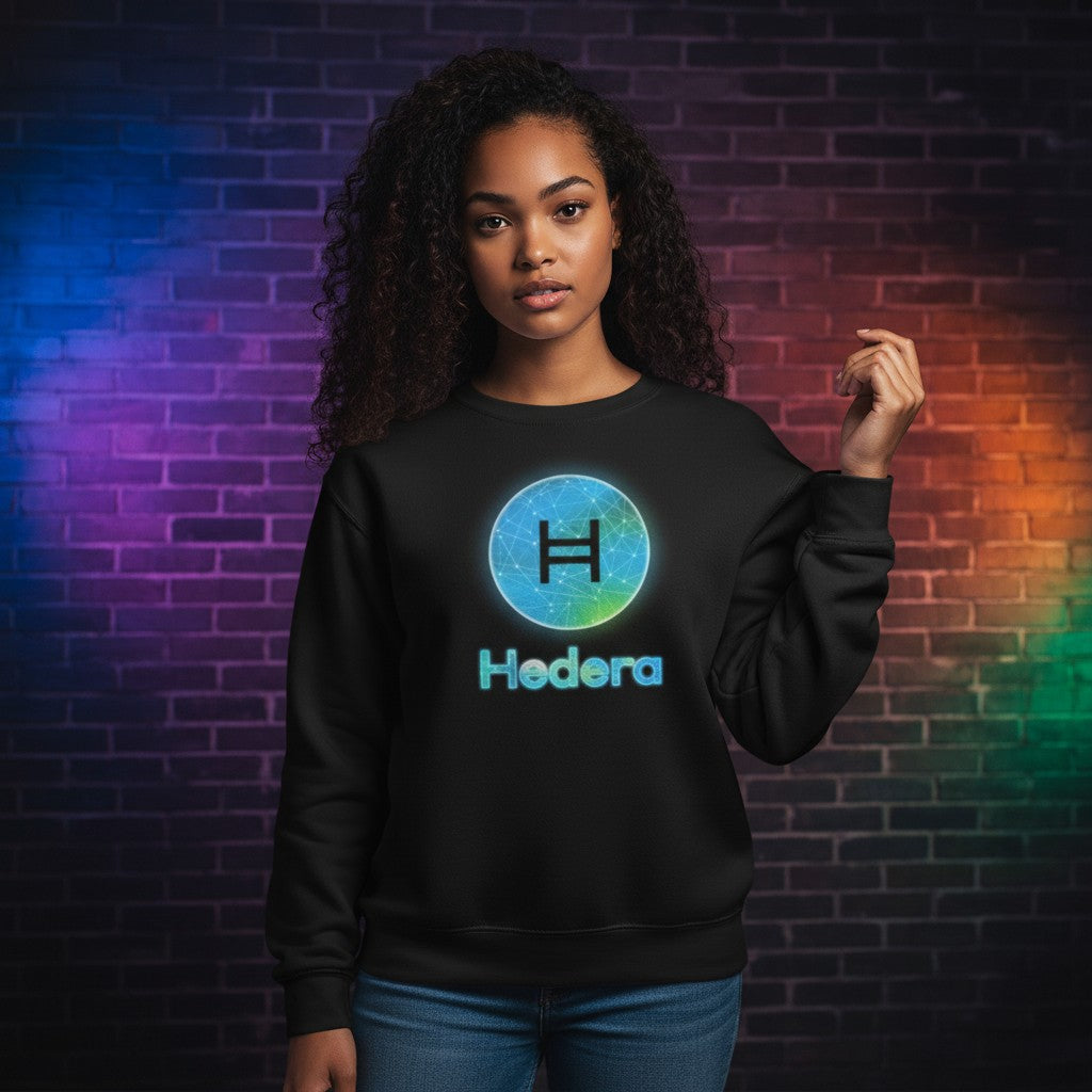 Hedera Globe Logo - Organic French Terry Crew